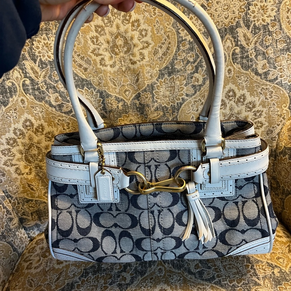 Vintage coach shoulder bag